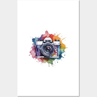 Colorful Camera Logo Posters and Art